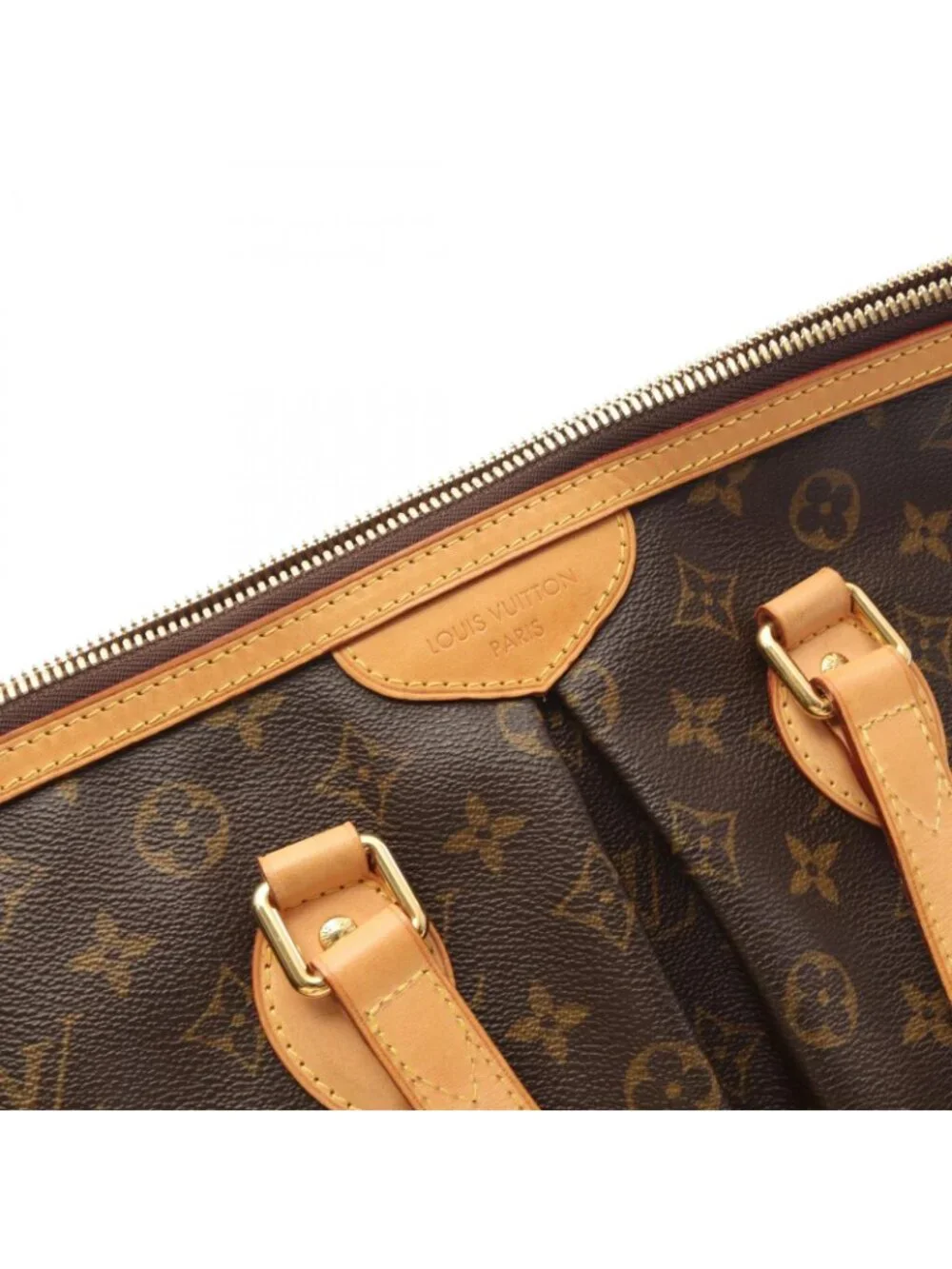 Louis Vuitton Palermo PM Monogram 2-Way Canvas Leather Tote Bag
